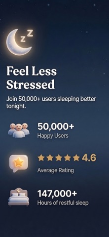 sakun:deep sleep relaxation iPhone screenshot
