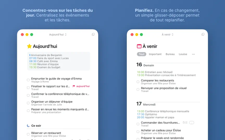 Capture d'écran de Things 3 sur iPhone 2
