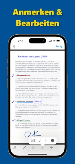 Screenshot von PDF Scanner App: Page Lens auf dem iPhone 2