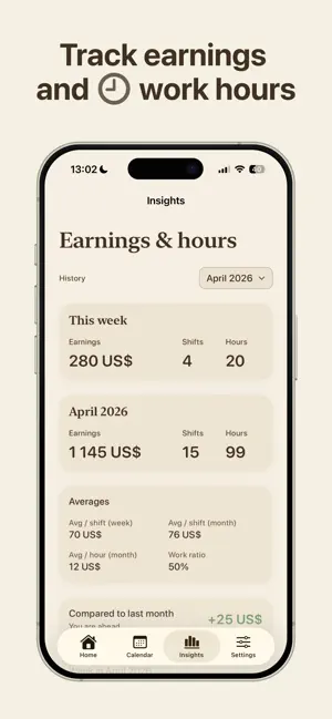 Shift Work Calendar: Plera screenshot 3