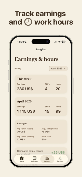 Shift Work Calendar: Plera Screenshot 3 of 7