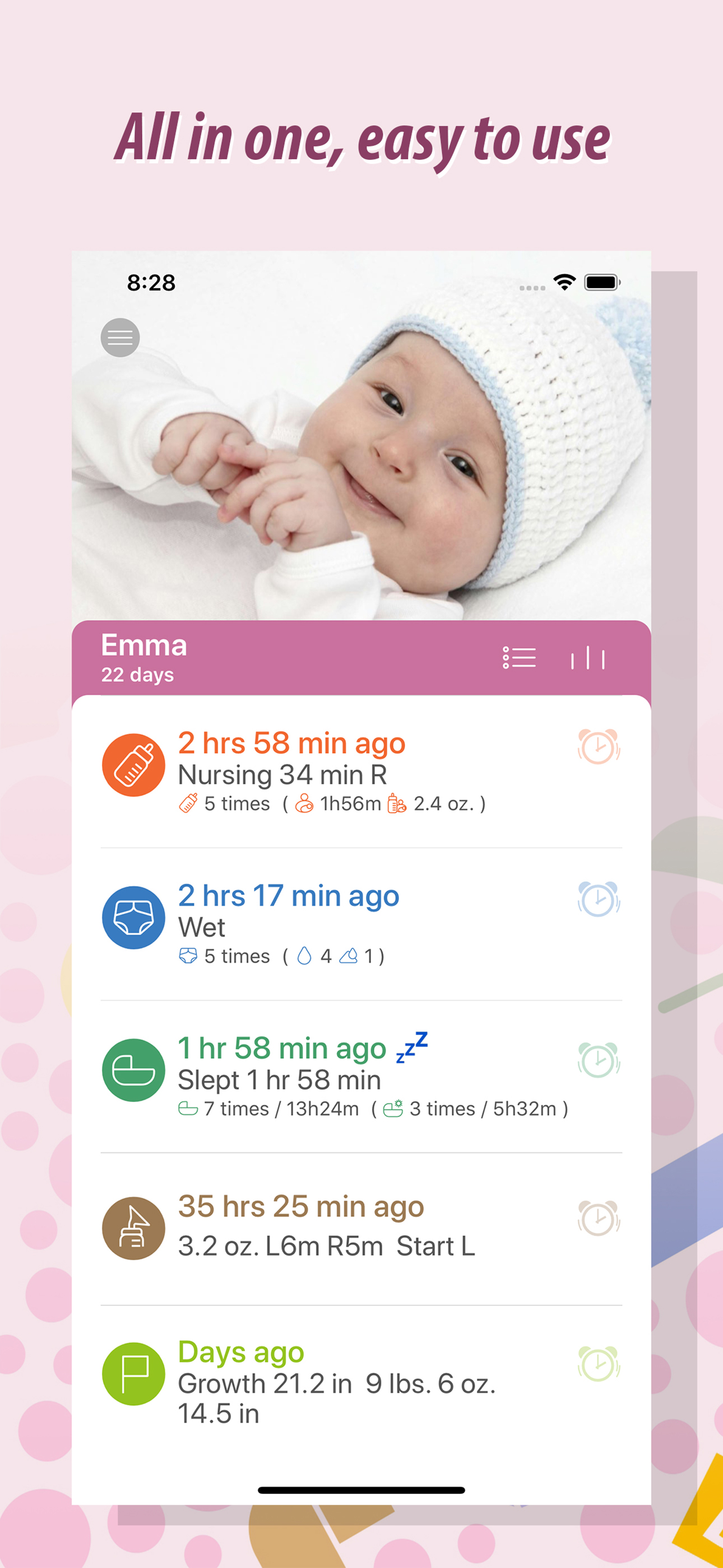 Baby Tracker - Newborn Log