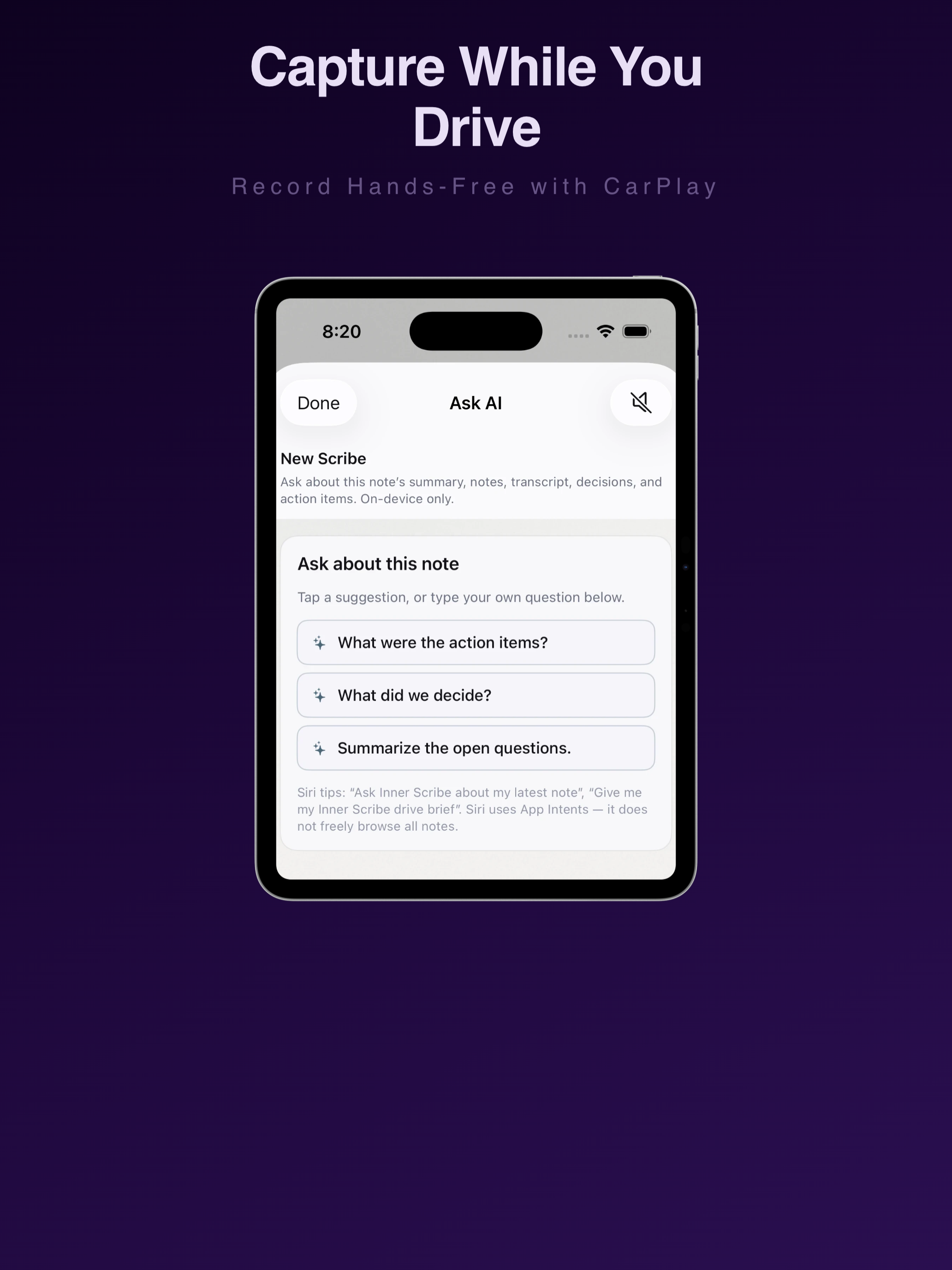 Inner Scribe: AI Voice Notes screenshot 10