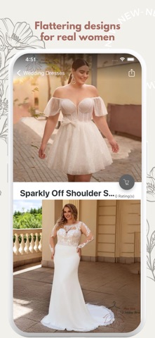 Plus Size Wedding Dress Shop iPhone screenshot
