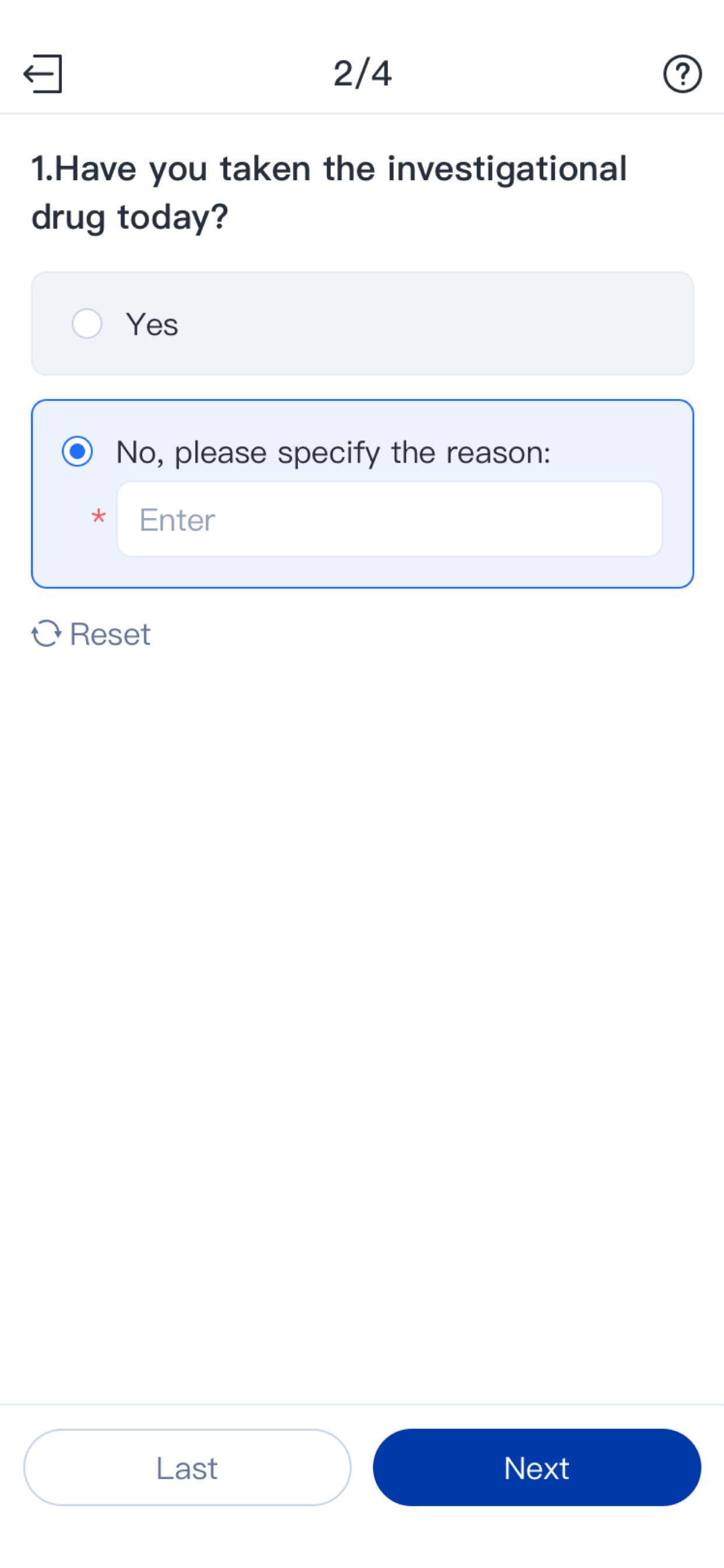 eCOA screenshot 4