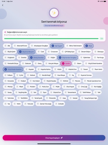 YazarPad - Kitap Yaz, Oku iPad screenshot 2