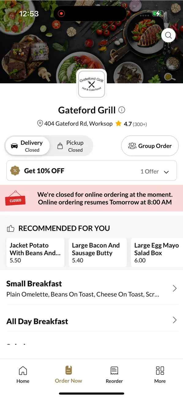 Screenshot #3 pour Gateford Grill,