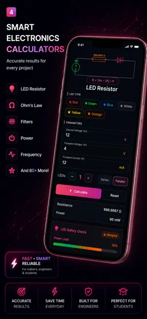 Electrocalc: Circuit & Pinout screenshot 4