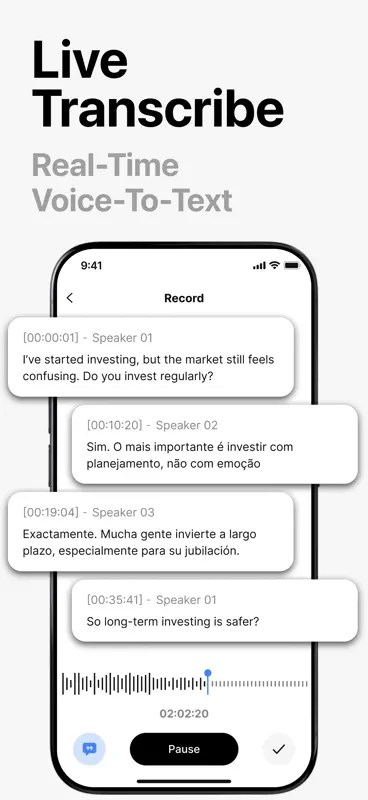 NoteX: AI Meeting Assistant screenshot 3 of 6