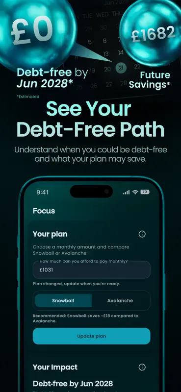 Clear Balance: Debt Tracker screenshot 3 of 9