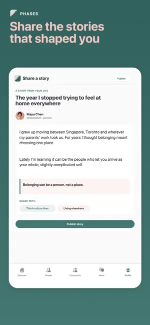 Phases: Where Stories Connect screenshot 1