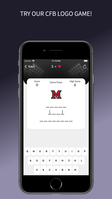 CFpedia College Football Stats Screenshot