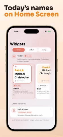 Name Day, Birthday, Holiday iPhone screenshot