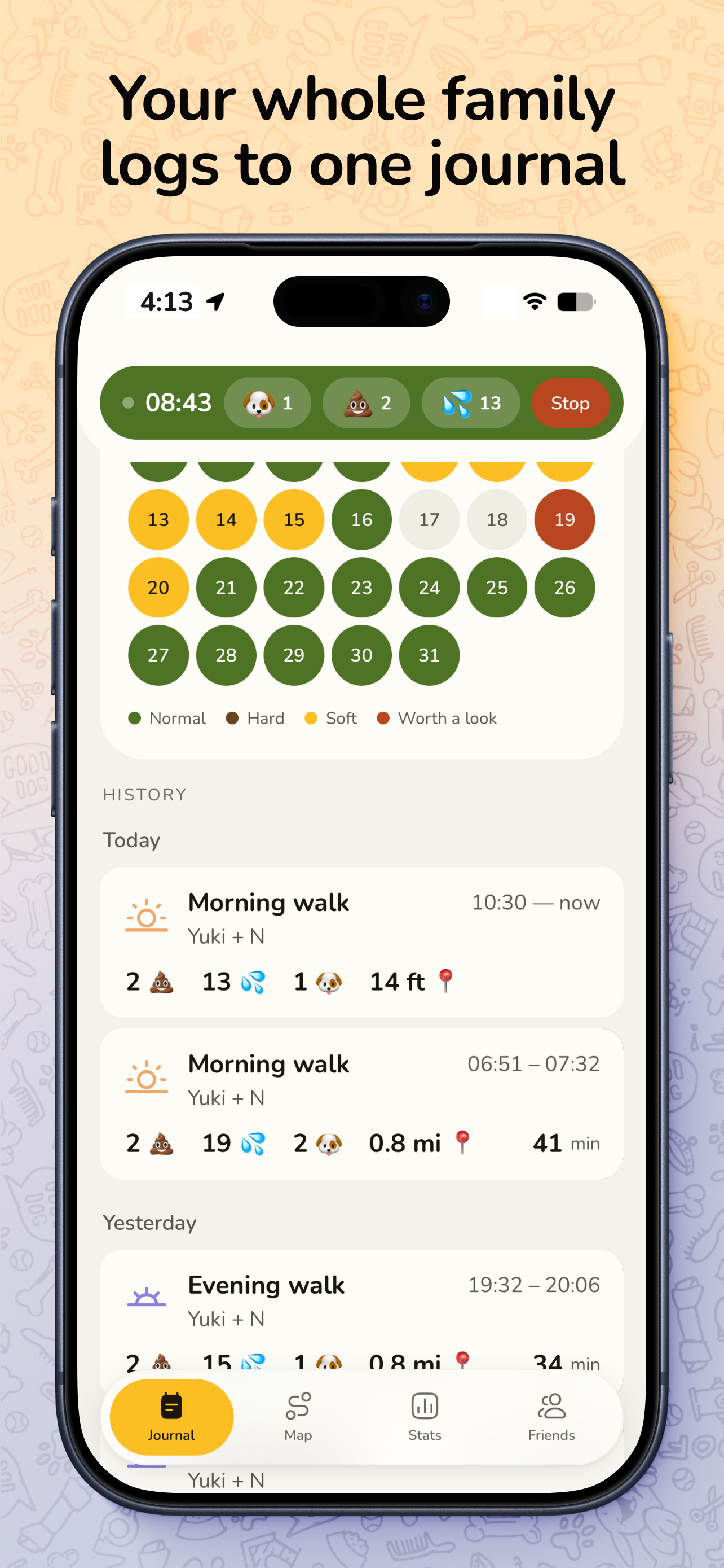 Dog Walks Tracker | pooki screenshot 2