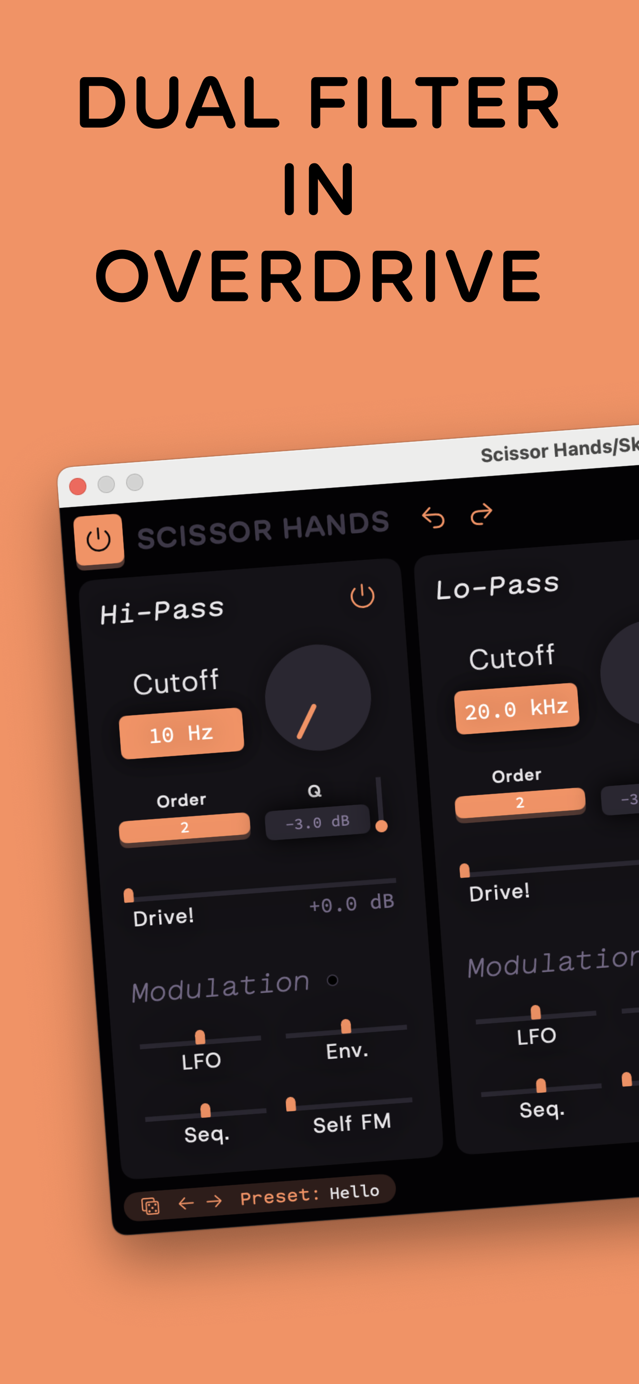 Scissor Hands — Filter Effect