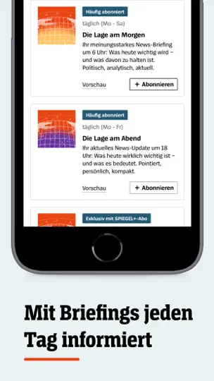 Screenshot von DER SPIEGEL - Nachrichten auf dem iPhone 7