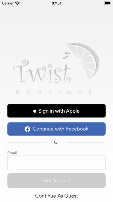 Twist Boutique Screenshot