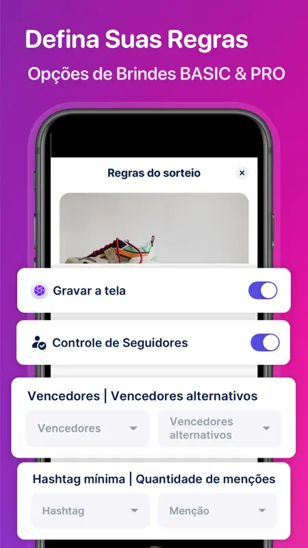 Rafi - Sorteio para Instagram screenshot 2 of 4