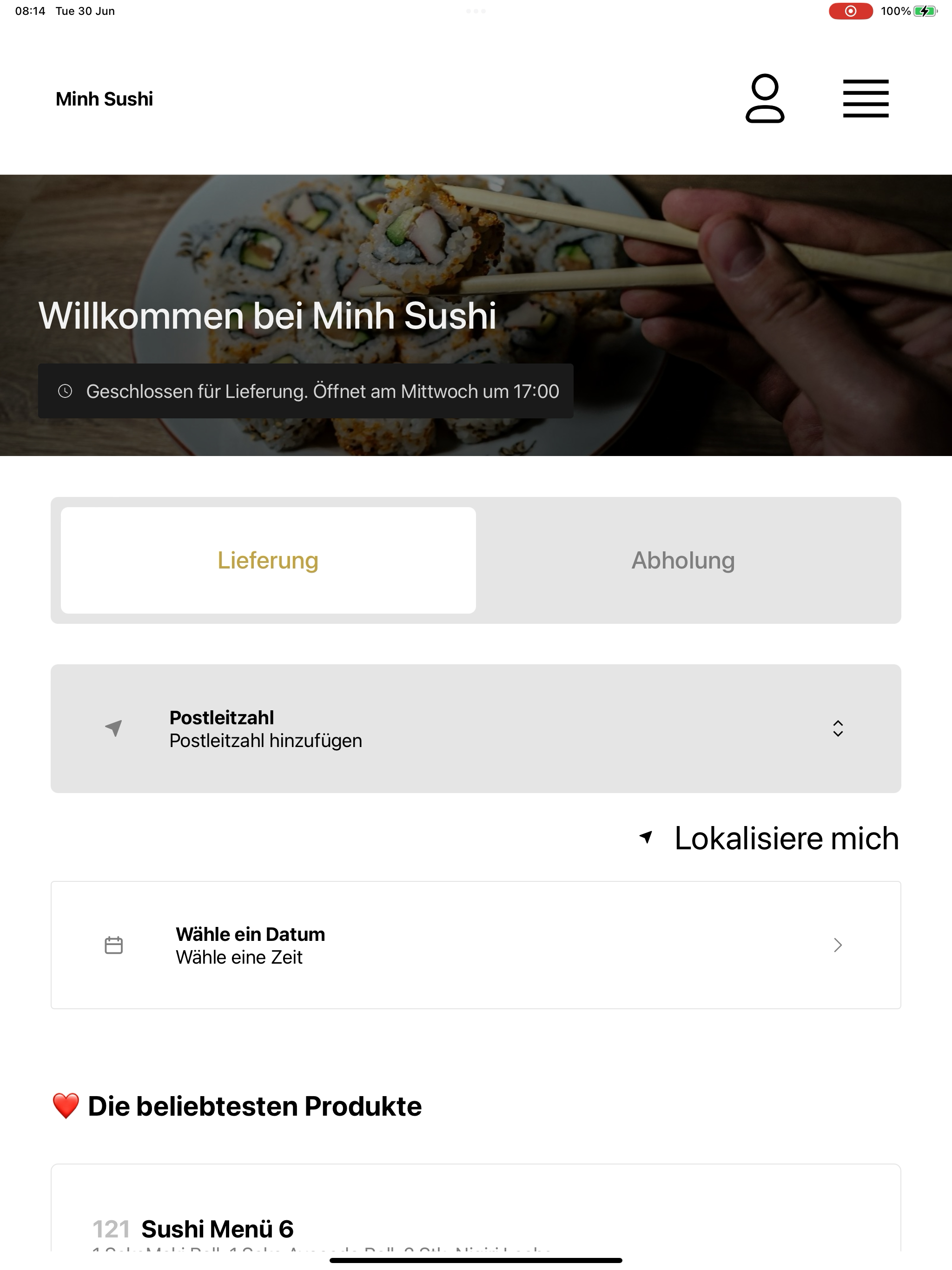 Minh Sushi screenshot 10