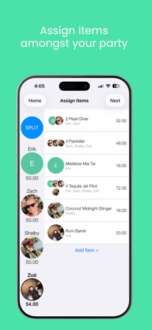 Forkit - Bill Splitting iPhone screenshot