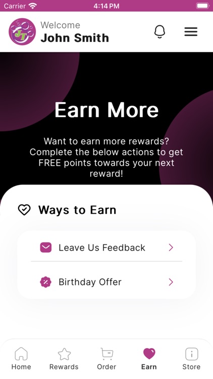 JT Boba House Rewards