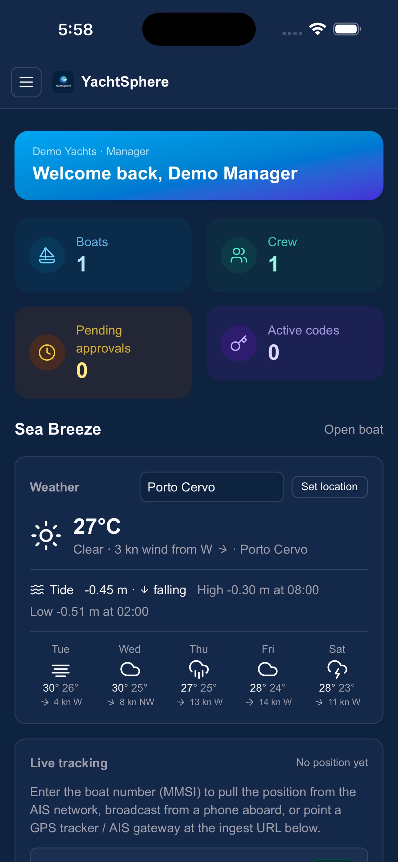 Screenshot 3 of YachtSphere