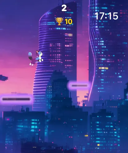 Screenshot #2 pour Cat Jump: Jeu pour Montre