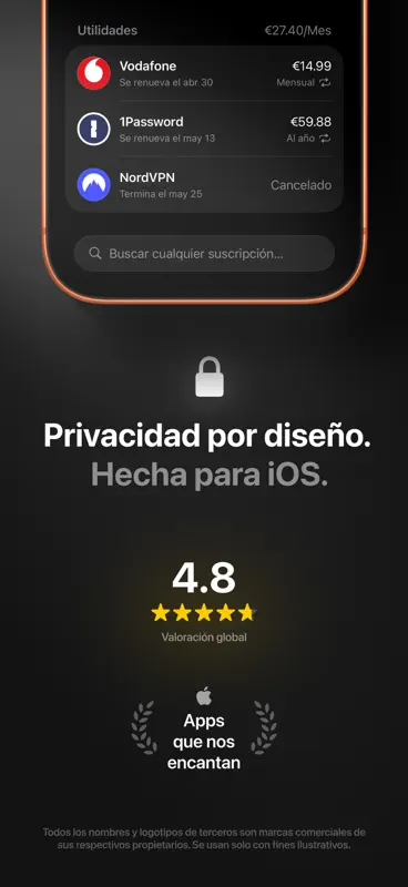 Subo: Control de suscripciones screenshot 7 of 7