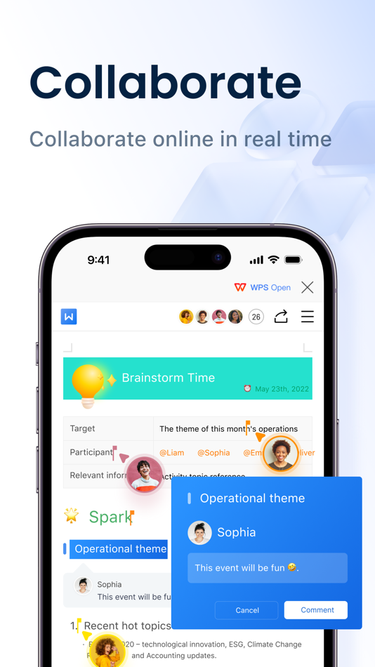 #8. WPS Office: PDF, Docs, Sheets (iOS) โดย: KINGSOFT OFFICE SOFTWARE CORPORATION LIMITED