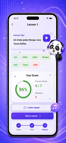 German Listening A1 A2 Screenshot 5 of 8