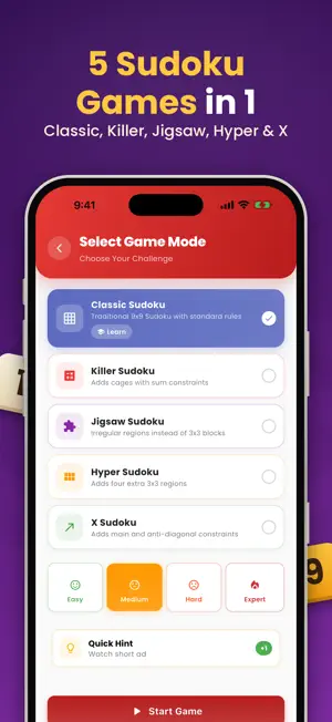 Sudoku Puzzle: Killer Jigsaw screenshot 2