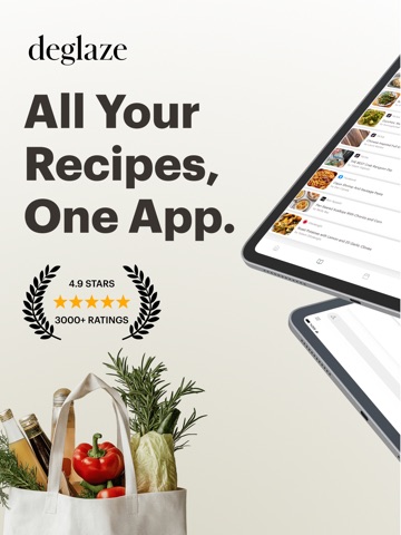 Deglaze: Recipe Manager iPad screenshot 1