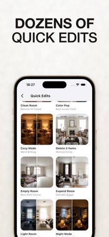 AI Room Redesign: Home Decor iPhone screenshot