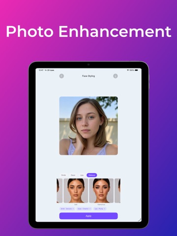 Editor de fotos - LumiPic iPad screenshot