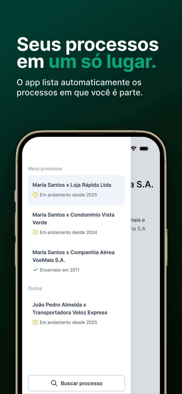 Jusbrasil: Consultar Processos screenshot 5