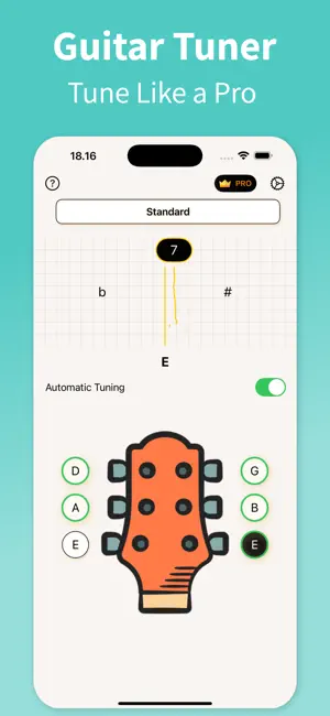 Guitar Tuner - TuneGuide screenshot 1