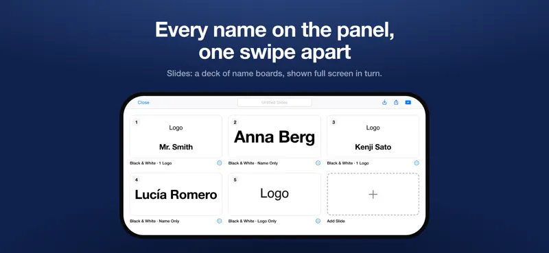 Greeter Board: Name Signs screenshot 8 of 9