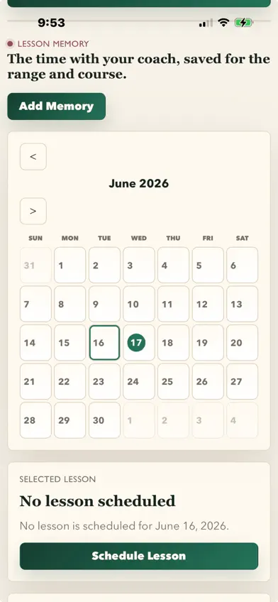 Tee To Green Coach screenshot 2