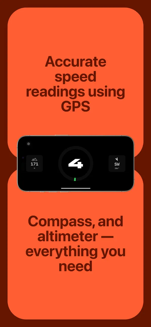 Screenshot #3 pour Speedy: Minimal Speedometer