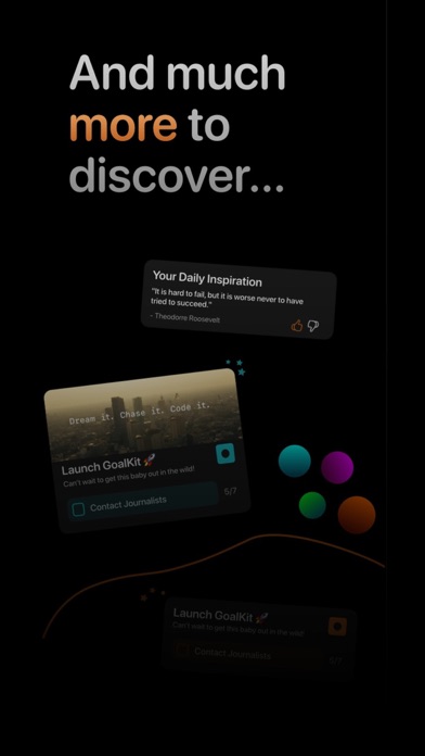 GoalKit - Reach your Goals Screenshot