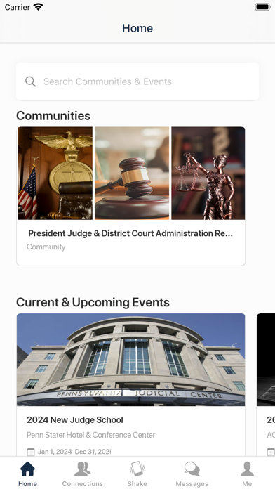 Screenshot 2 of PA Courts Events App