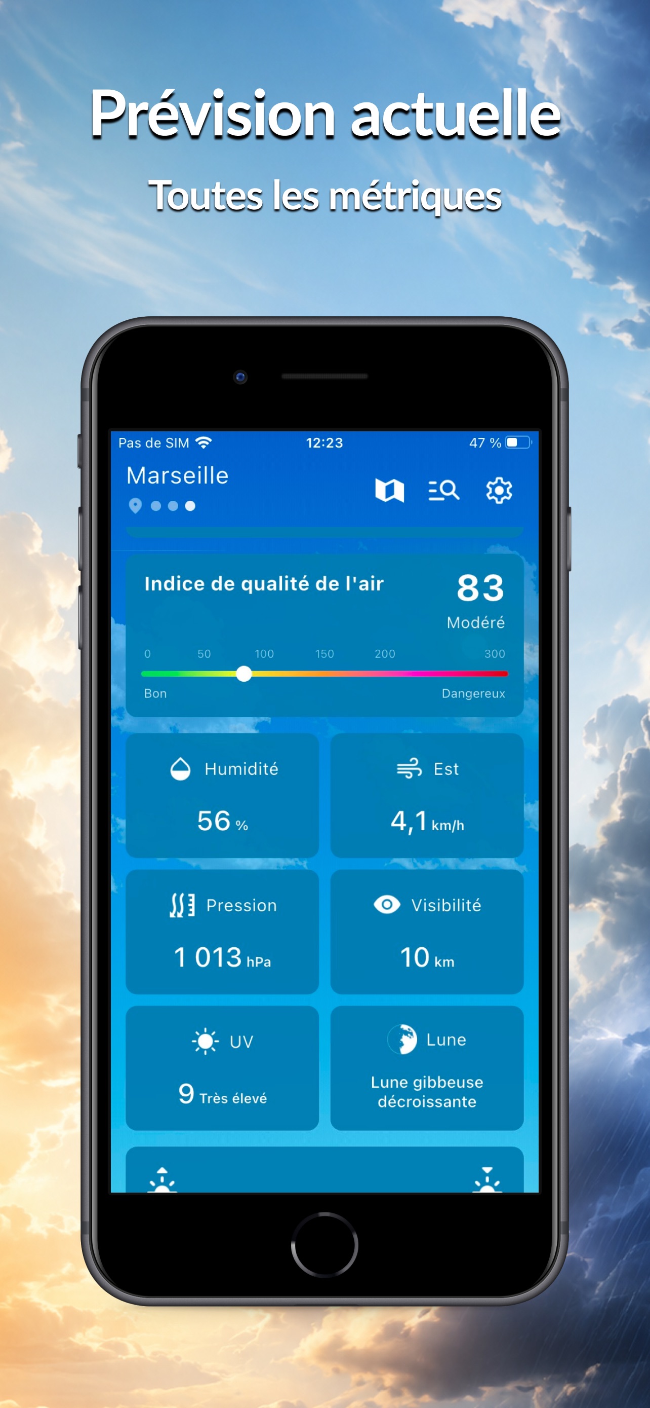 Screenshot 2 of Météo+ Prévisions météo