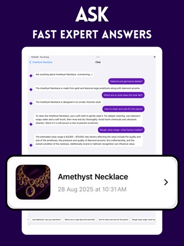 Jewelry Identifier: Aureliva iPad screenshot