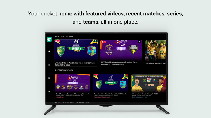 Screenshot #1 pour Cricbuzz TV