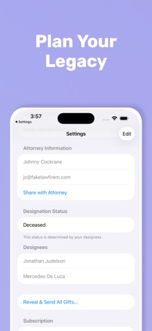 GiftHeir iPhone screenshot