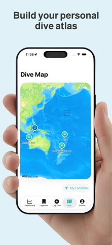Dive Log – DiveAtlas iPhone screenshot