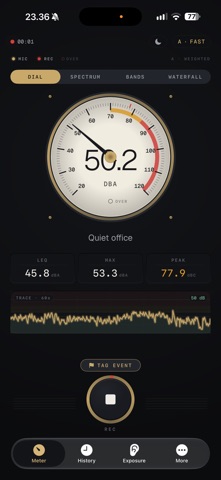 Decibels: Sound Level dB Meter Screenshot 1 of 8