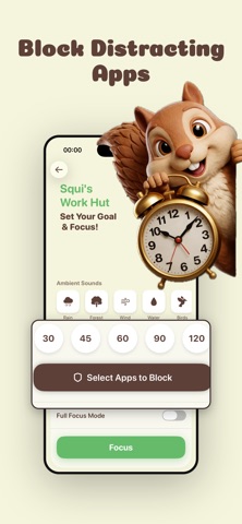 squi - ai focus friend & timer Screenshot 2 of 4