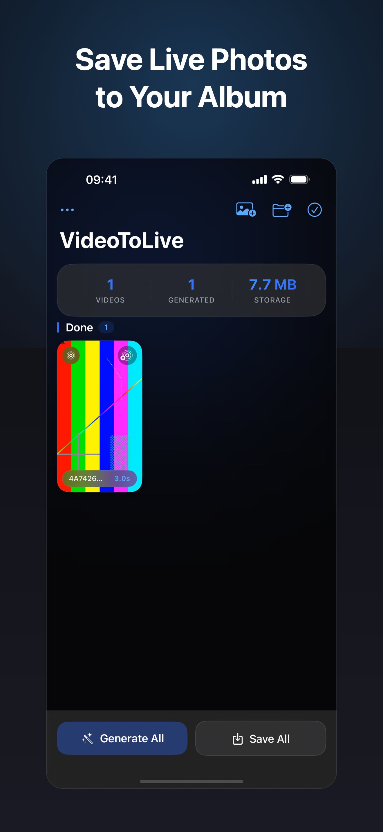 VideoToLive: Live Photo Maker screenshot 3