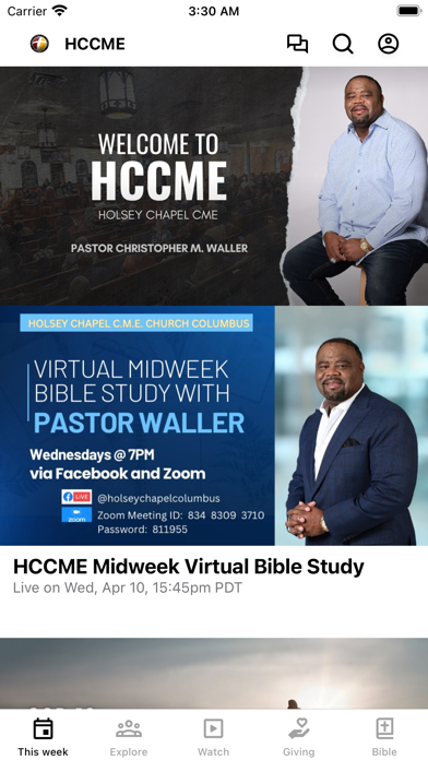 Screenshot #1 pour Holsey Chapel CME Church